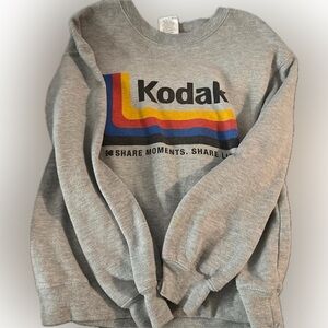 Kodak Crewneck Sweatshirt - Gray, Size XS